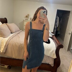 Hollister Blue Denim Mini Dress
